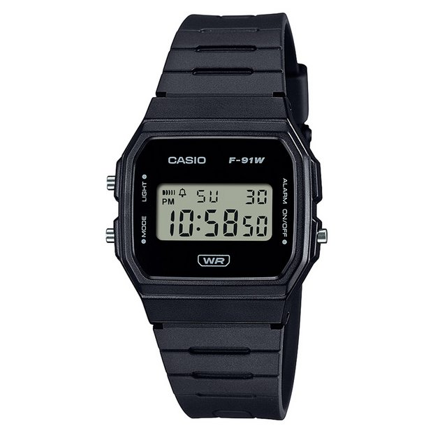 Buy Casio Classic Black Strap Digital Watch Men s watches Argos