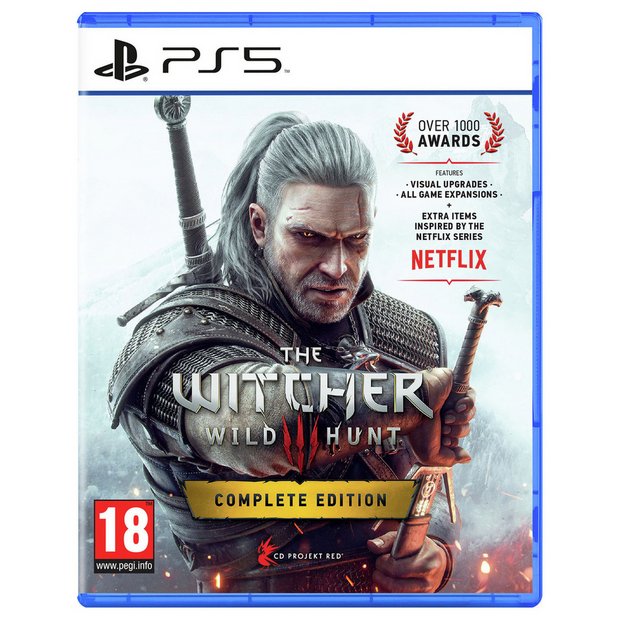 Buy The Witcher 3 Wild Hunt Complete Edition PS5 Game PS5 games Argos