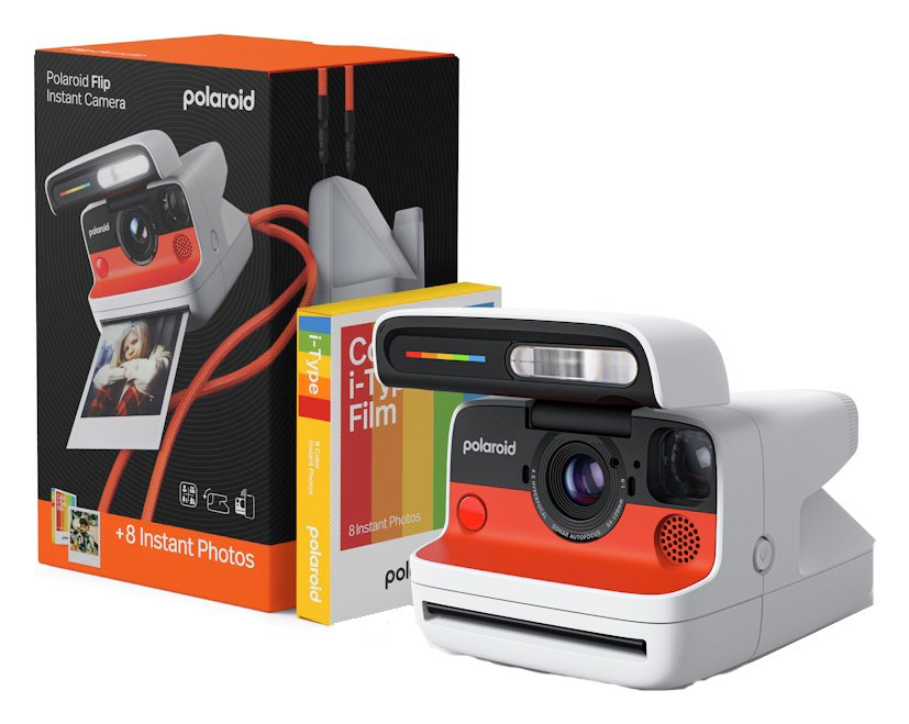Polaroid Flip Instant Camera with Film - White