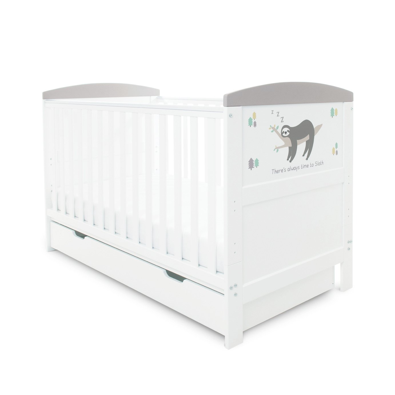 argos grey cot