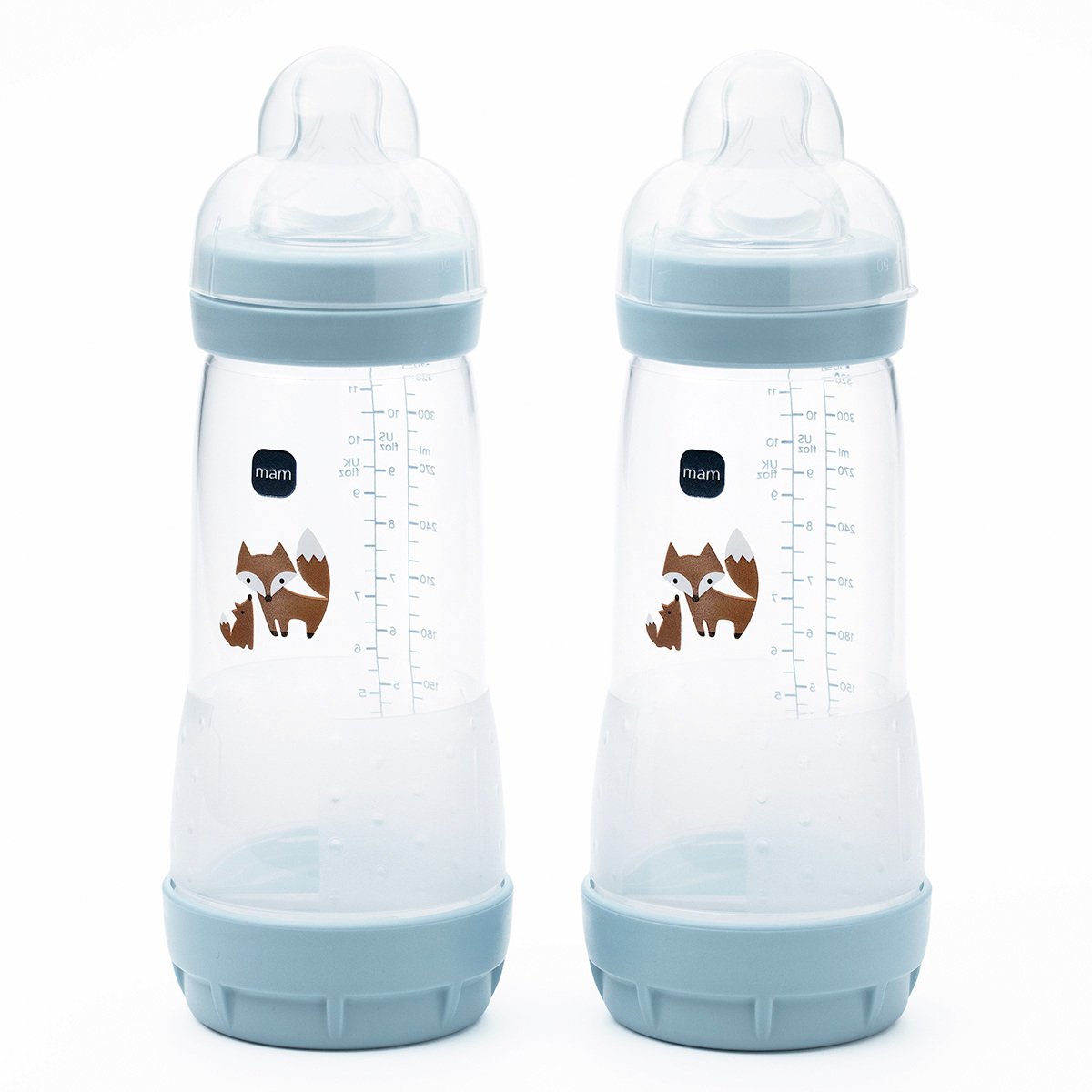 MAM Easy Start Anti-Colic 320MLBaby Bottles 2 Pack Blue