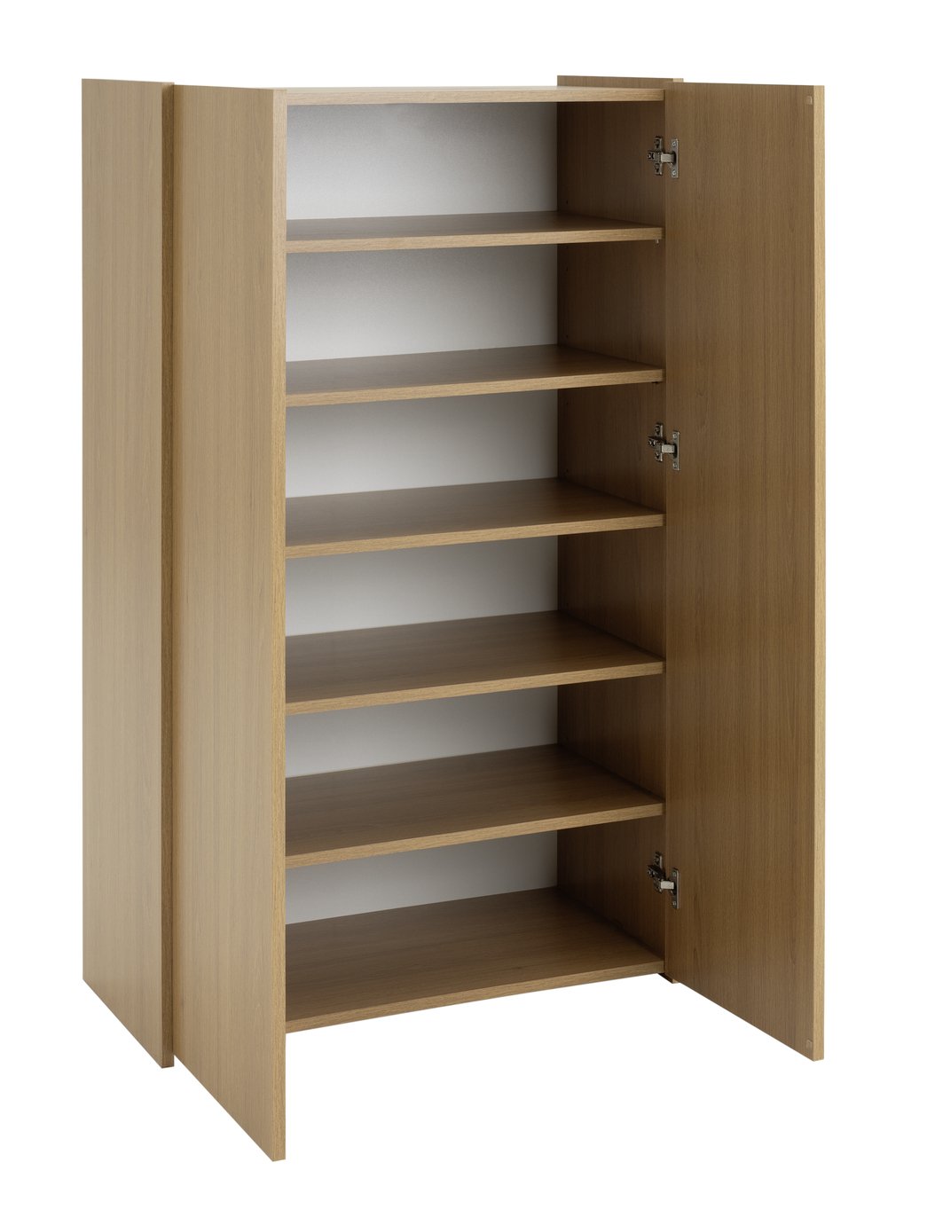 Argos Home Seville 2 Door Shoe Storage Cabinet - Oak