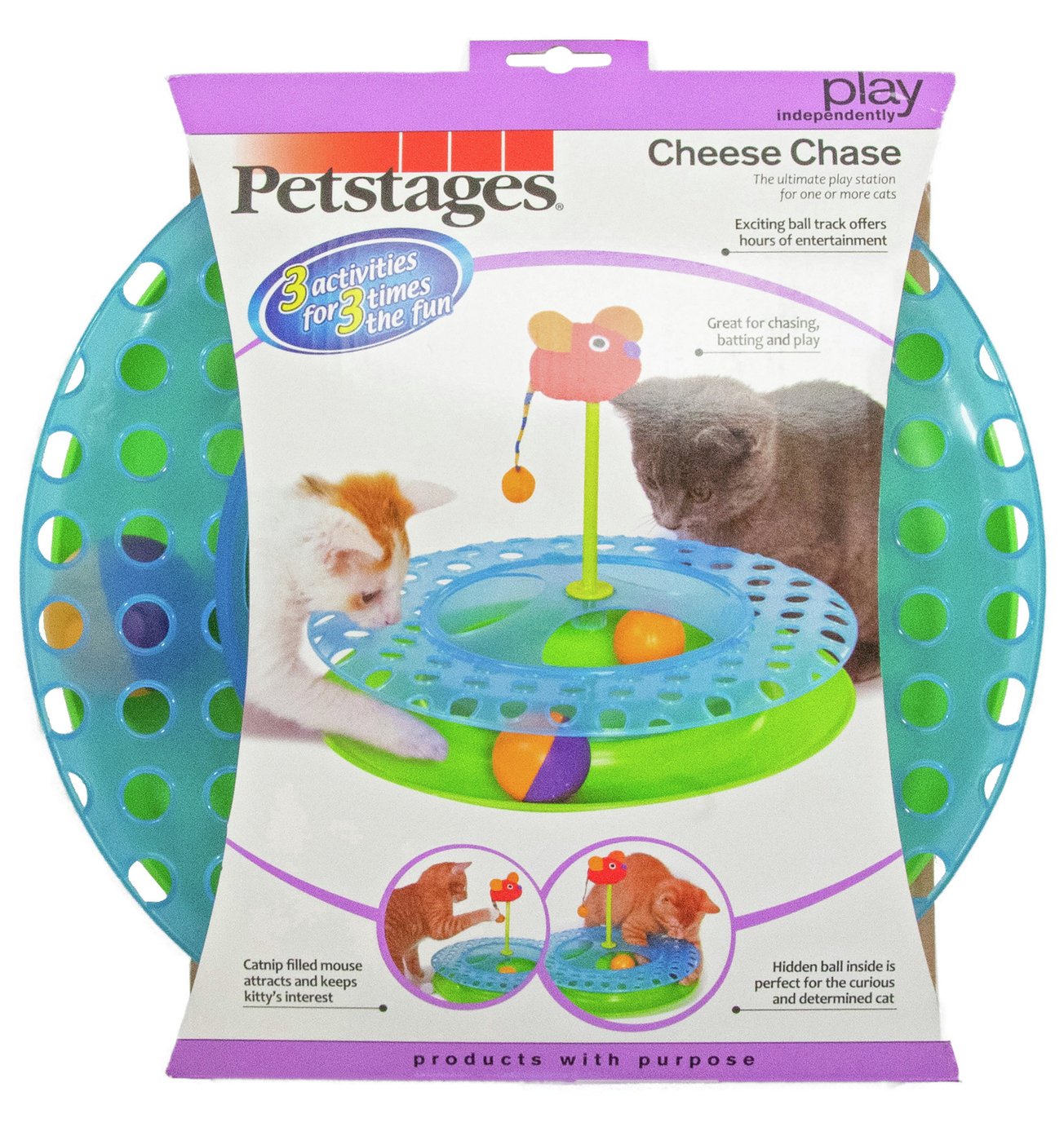 Pet Stages Cheese Chase | Cat toys | Argos