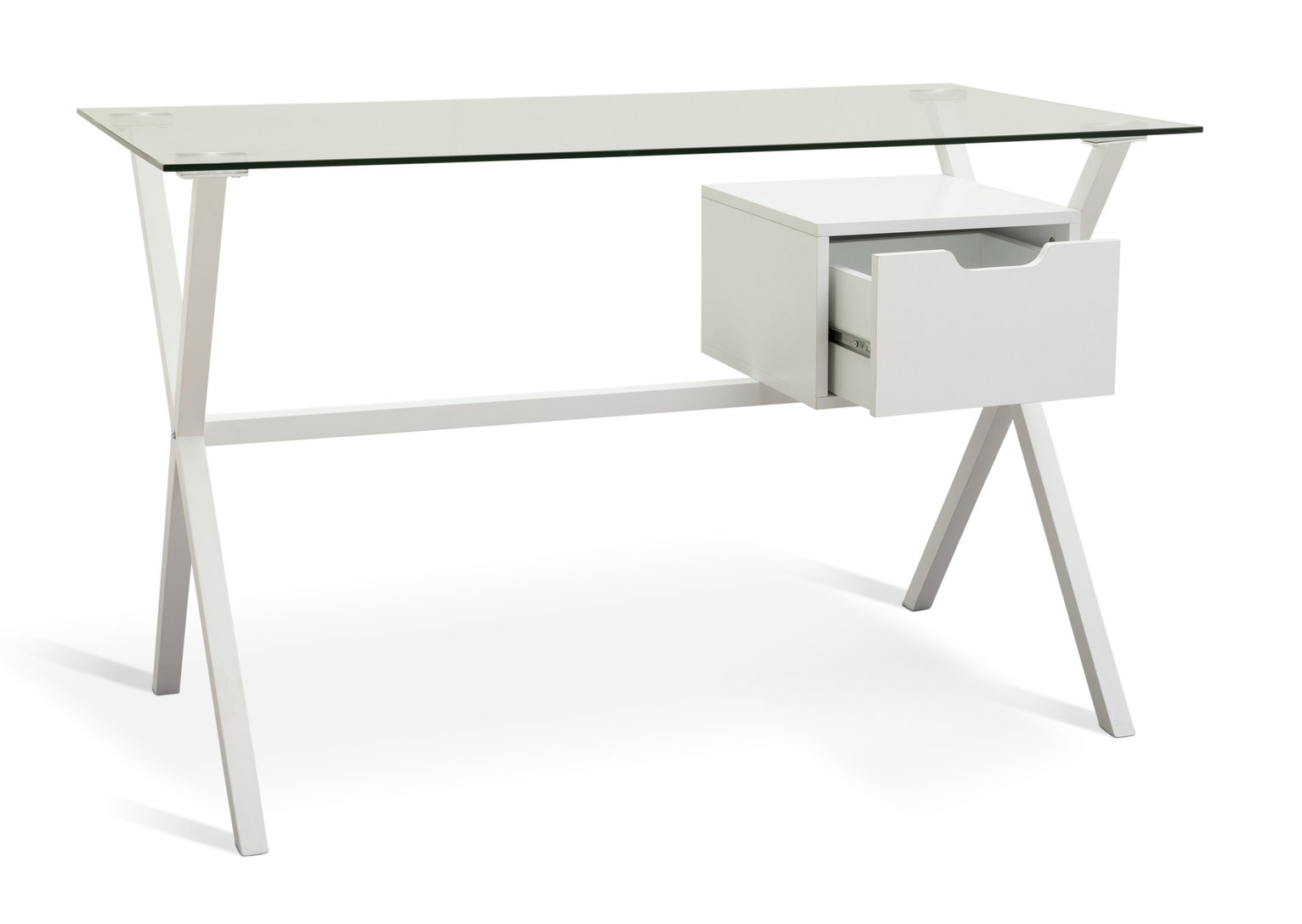 Habitat Dria 1 Drawer Office Desk - White