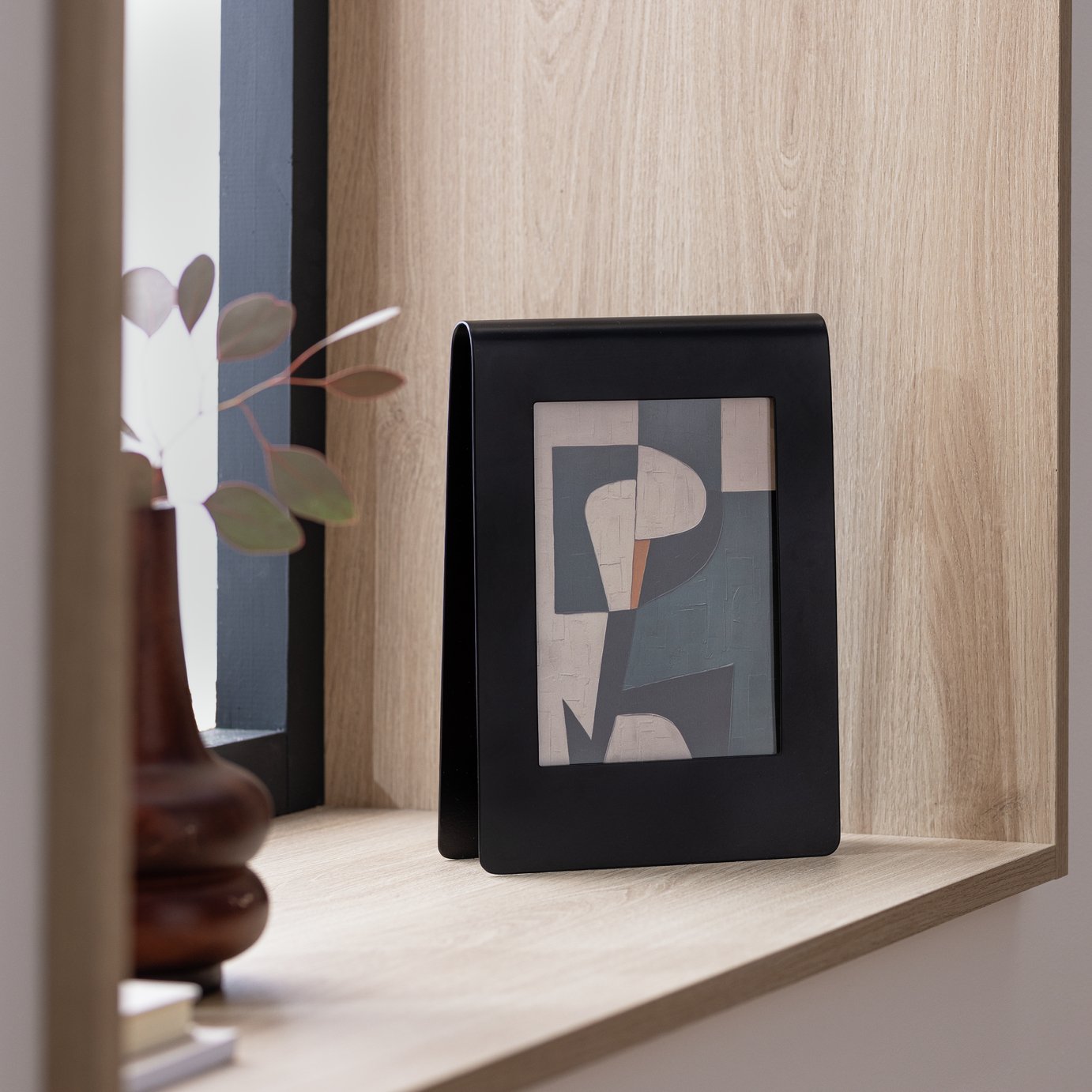 Habitat Black Metal Folding Picture Frame - 5x7"