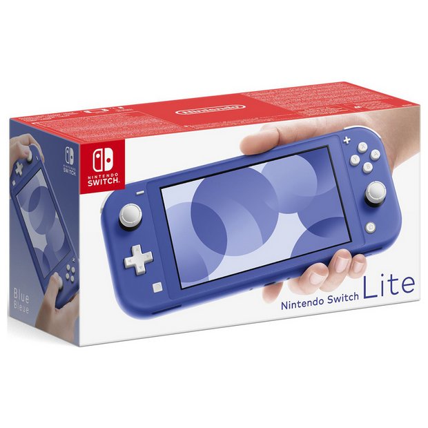 Buy Nintendo Switch Lite Handheld Console - Blue | Handheld gaming consoles  | Argos