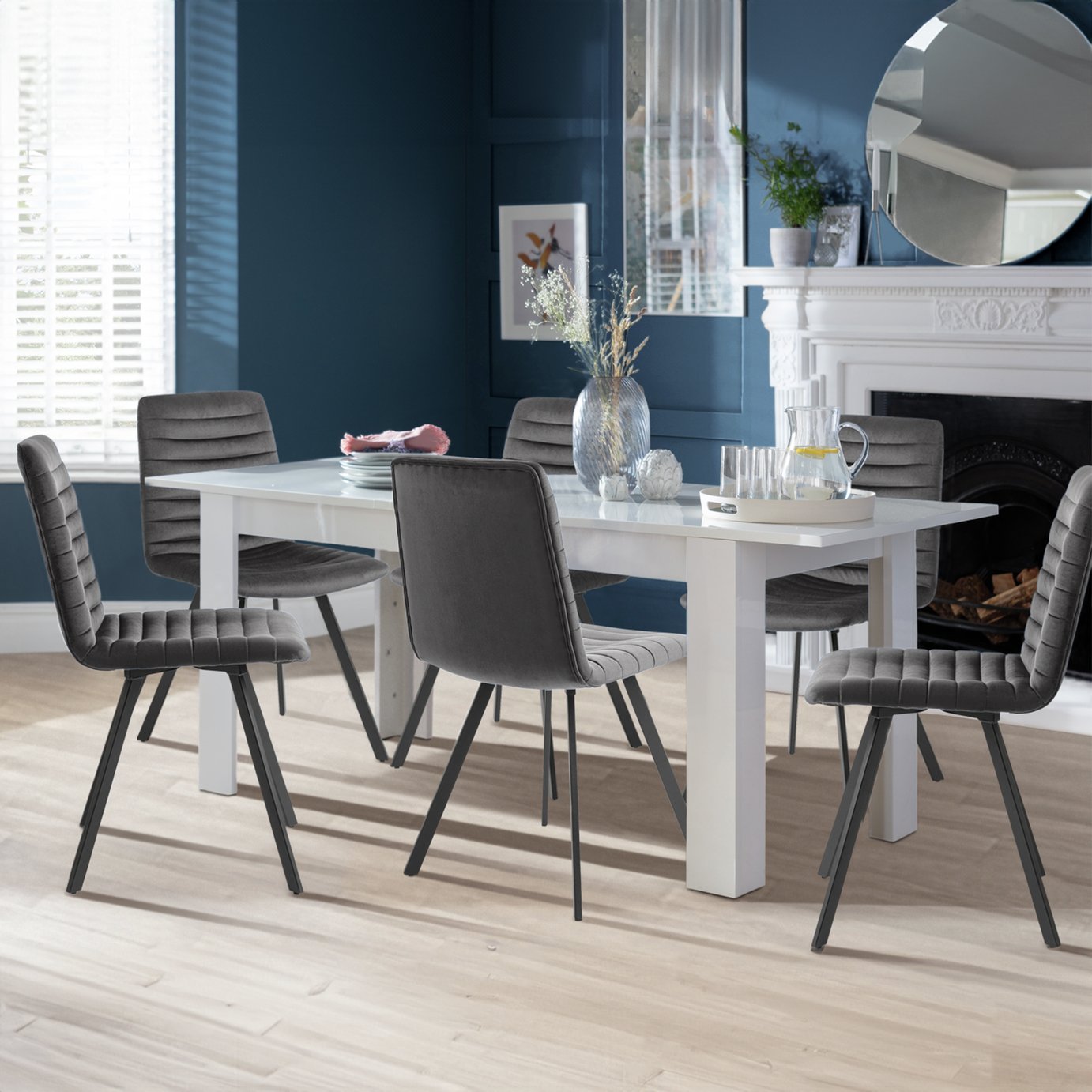 Argos Home Miami Extending Dining Table & Chairs