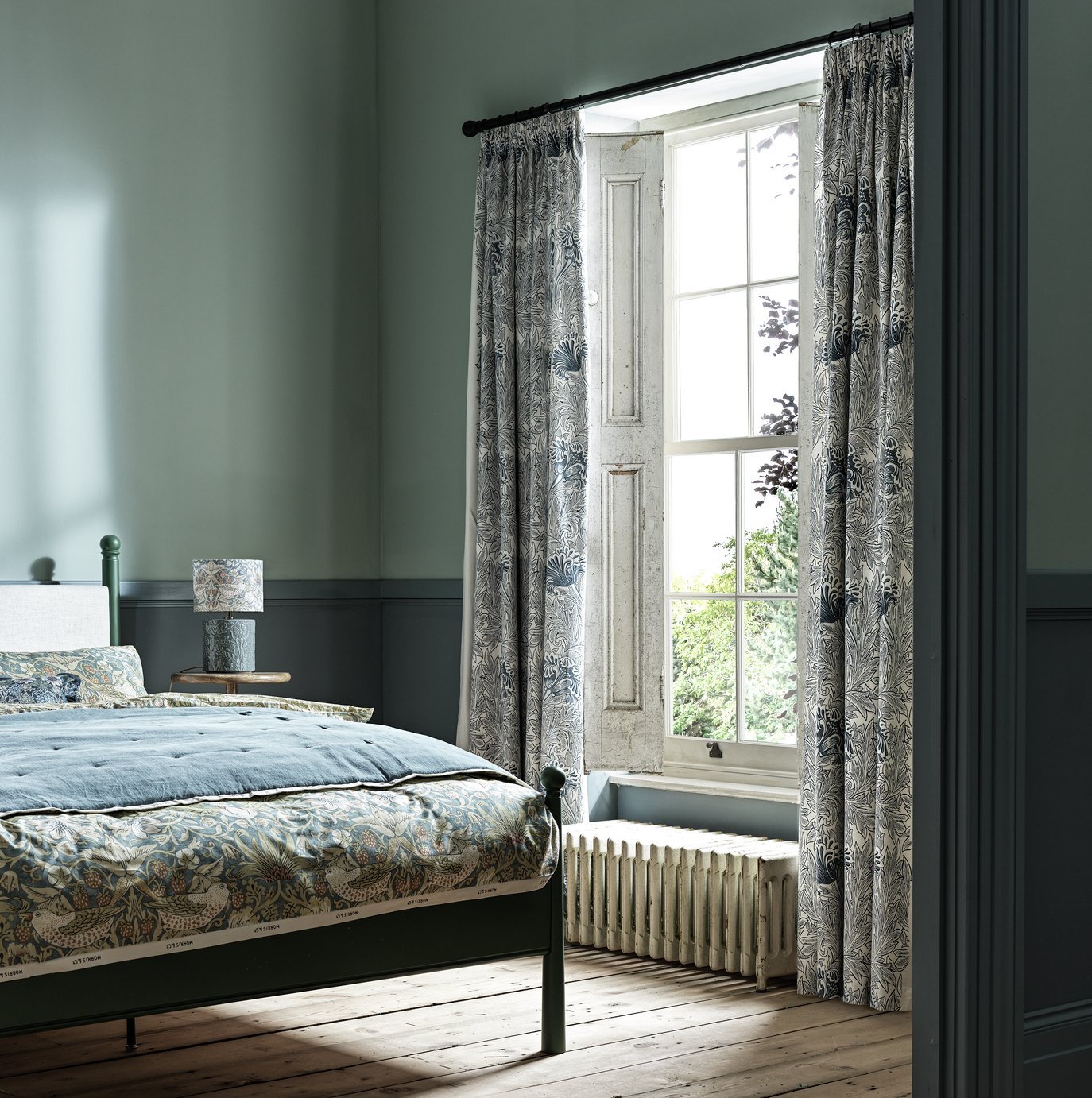 Habitat x Morris & Co. Tulip Toile Curtain 