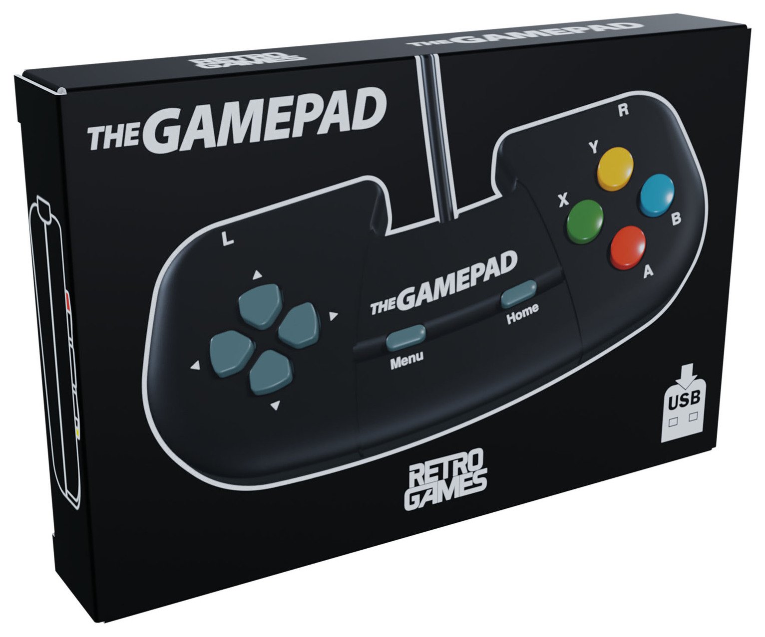 The Gamepad Retro Gaming Controller - Black
