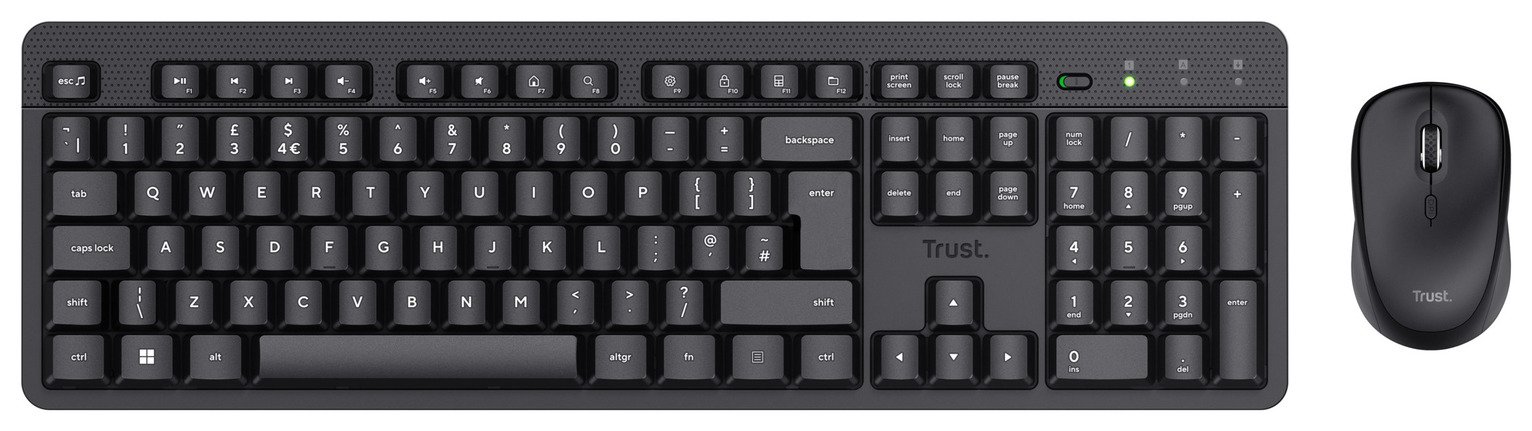 Trust ODY II Wireless Keyboard and Mouse Deskset