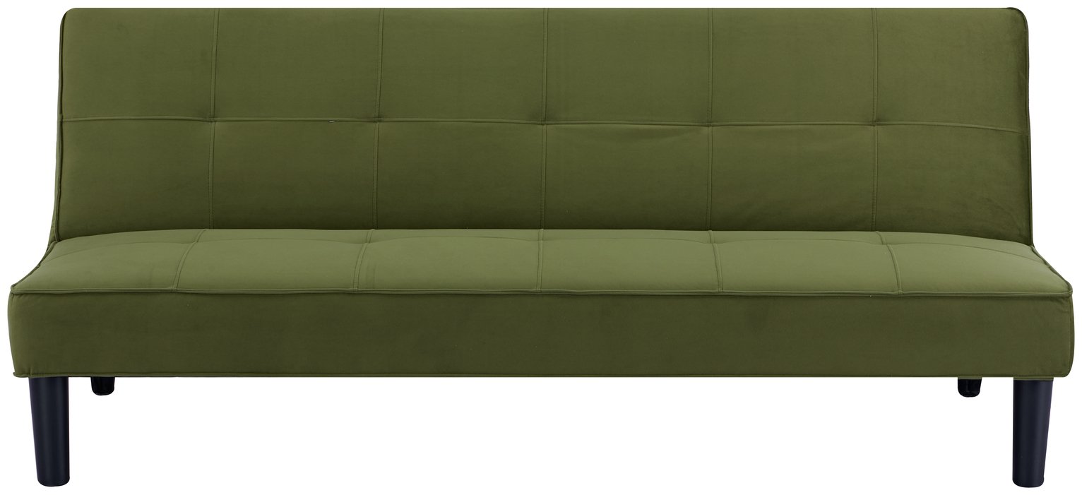 Argos Home Patsy Fabric 2 Seater Clic Clac Sofa Bed - Green