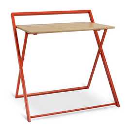 Habitat Compact Folding Office Desk - Red