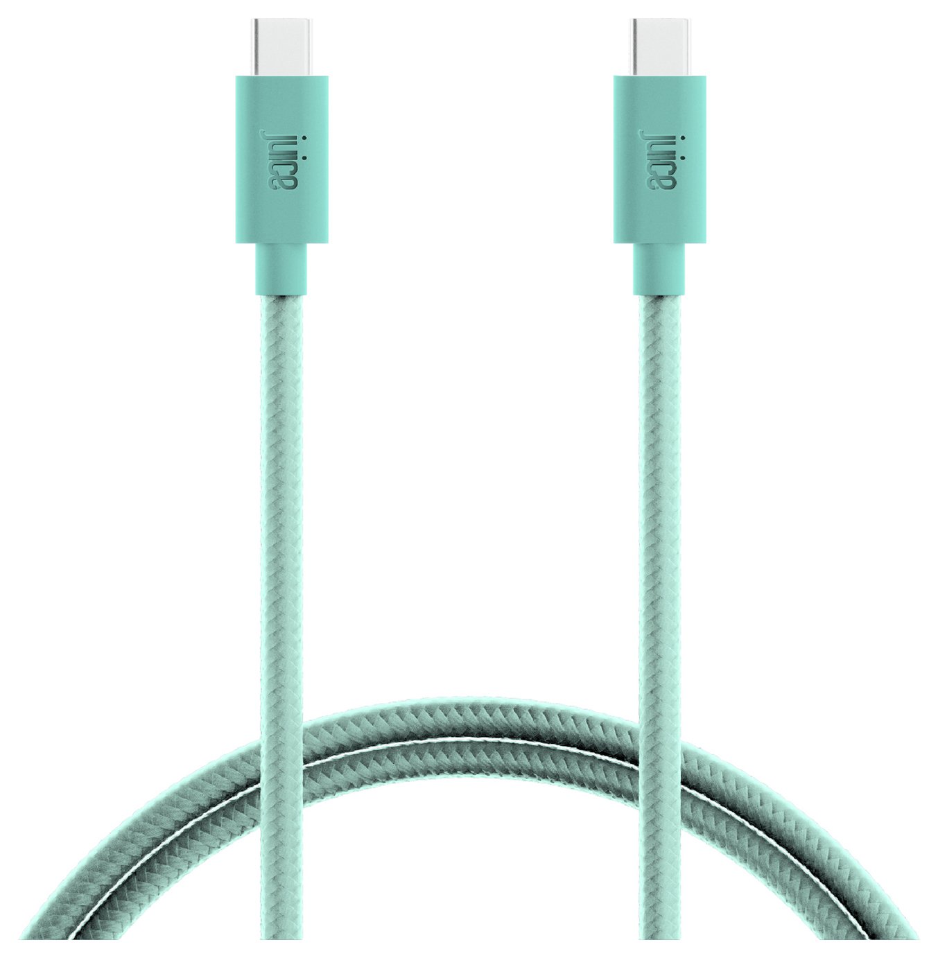 Juice 2m USB Type-C to USB Type-C Charging Cable - Teal