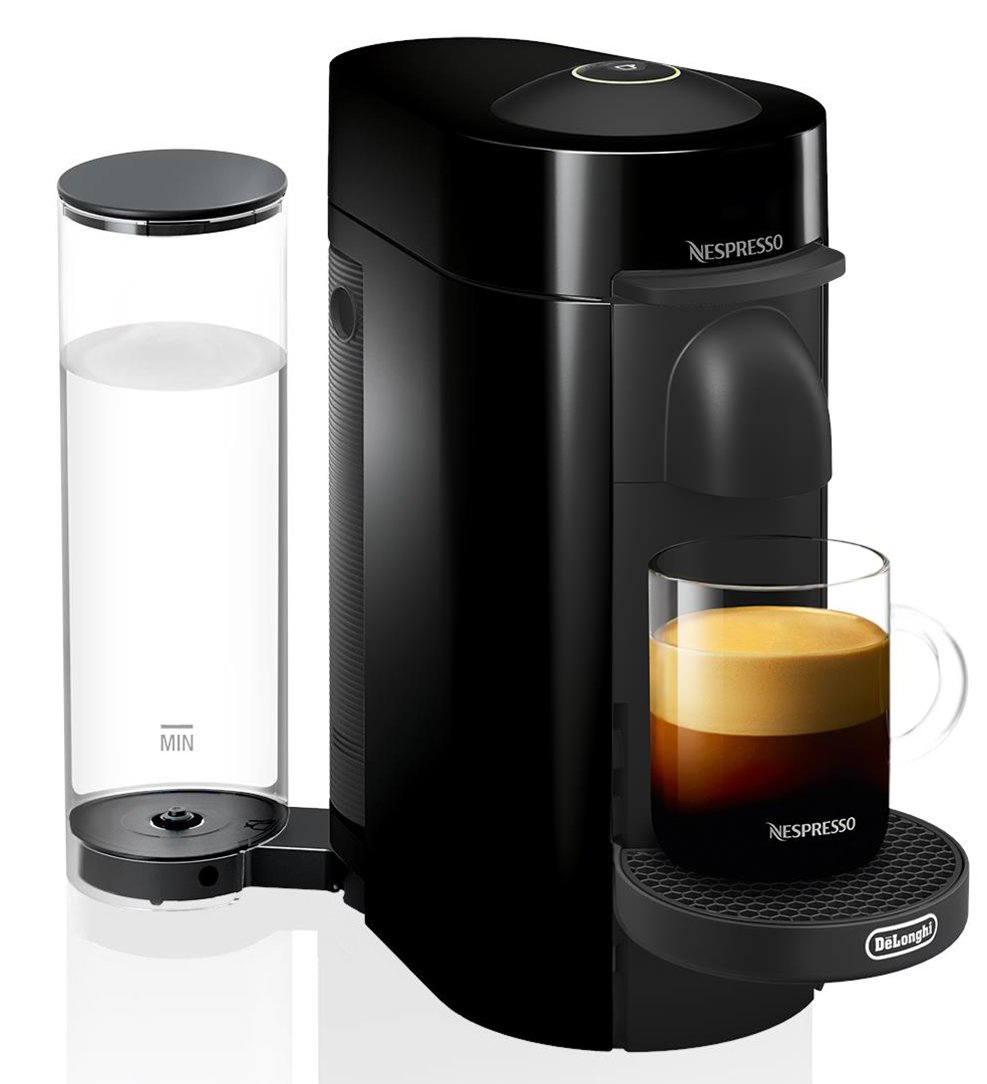 Nespresso Vertuo Plus by De'Longhi Pod Coffee Machine Black