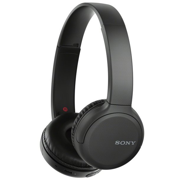 Buy Sony WH-CH510 On-Ear Wireless Headphones - Black | Wireless headphones | Argos