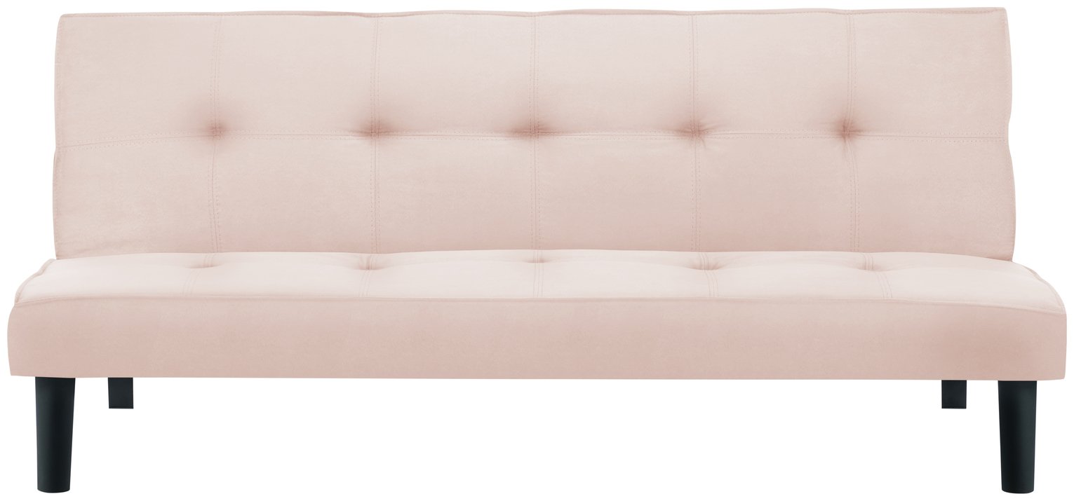 Birlea Aurora Velvet Clic Clac Sofa Bed - Pink