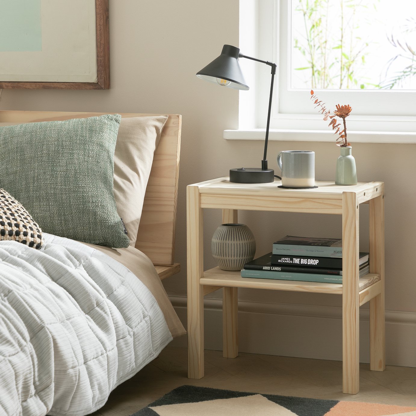 Argos Home Karee Bedside Table - Pine