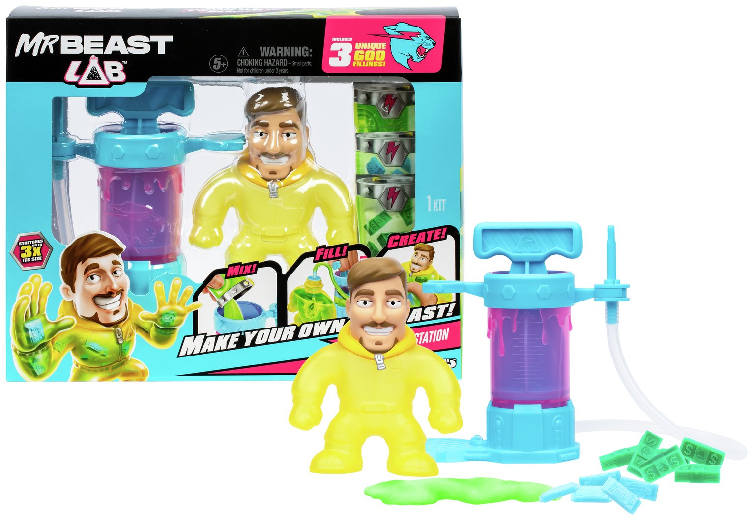 Heroes of Goo Jit Zu MrBeast Lab Creation Station