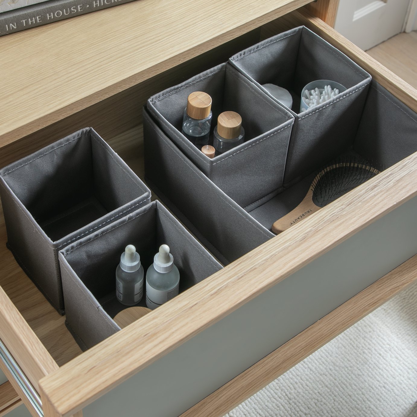 Argos Home Set of 8 Drawer Organiser - Grey