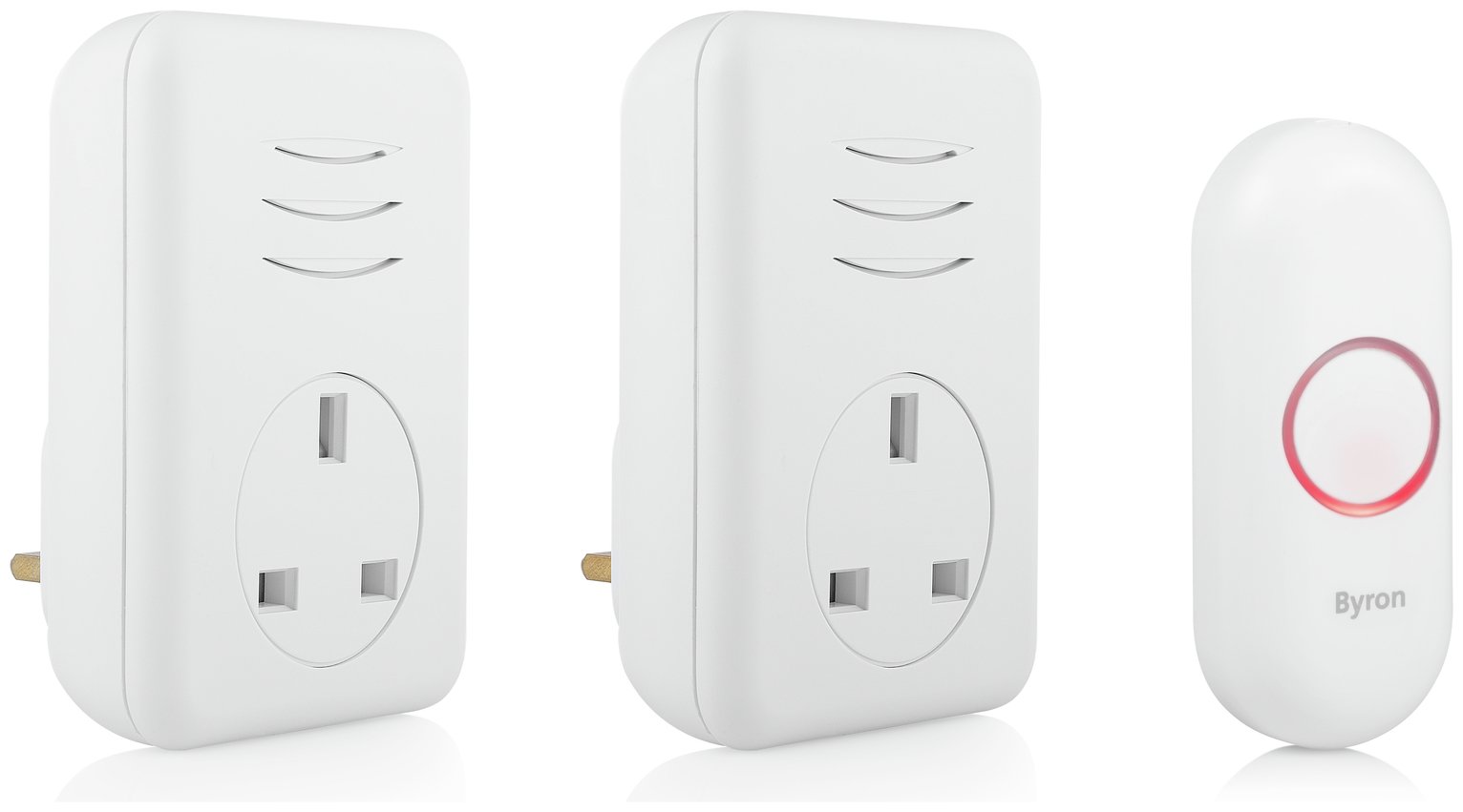 Byron DBY-22317UK White Wireless Doorbell Kit