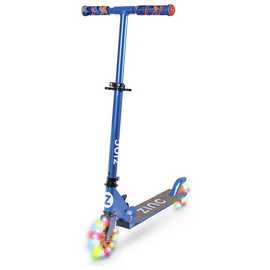 Zinc Identity Light Up Foldable 2 Wheel Scooter - Blue