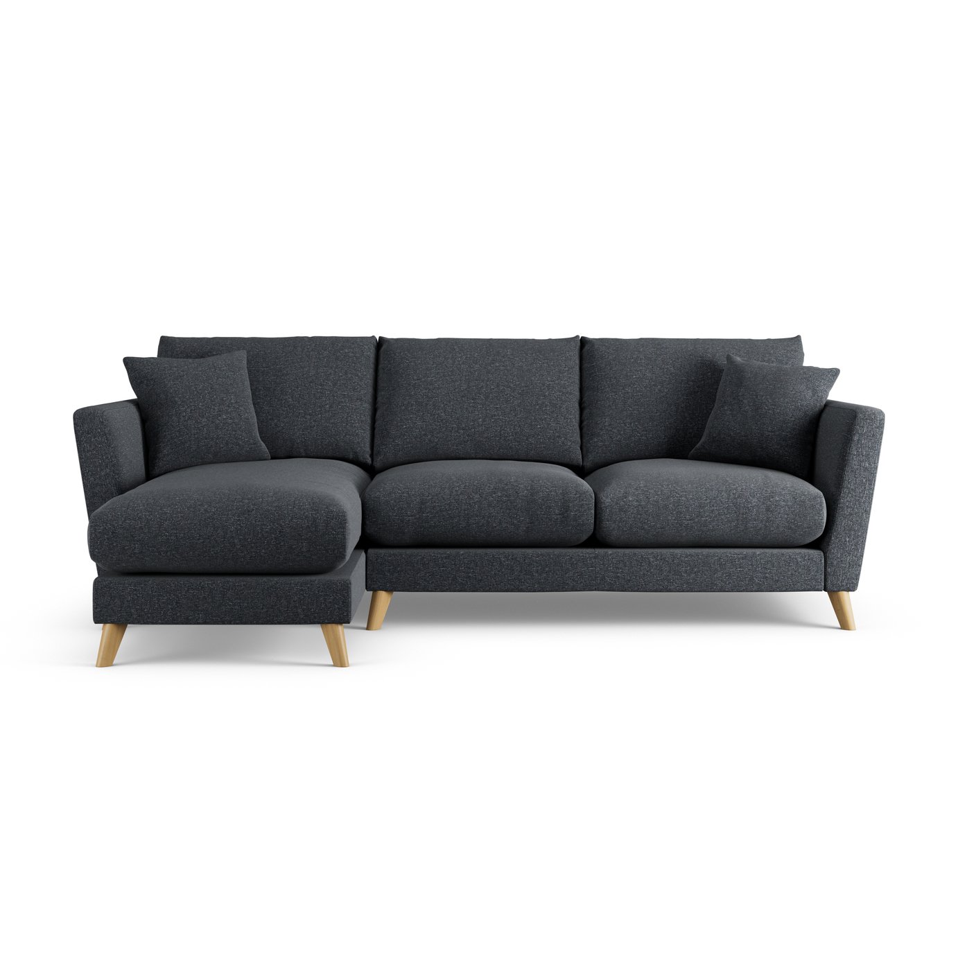 Habitat Lomond 4 Seater Left Hand Chaise Sofa