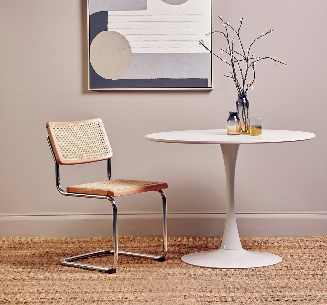 Fifty Five South Cebu Rattan Effect Dining Chair - Natural