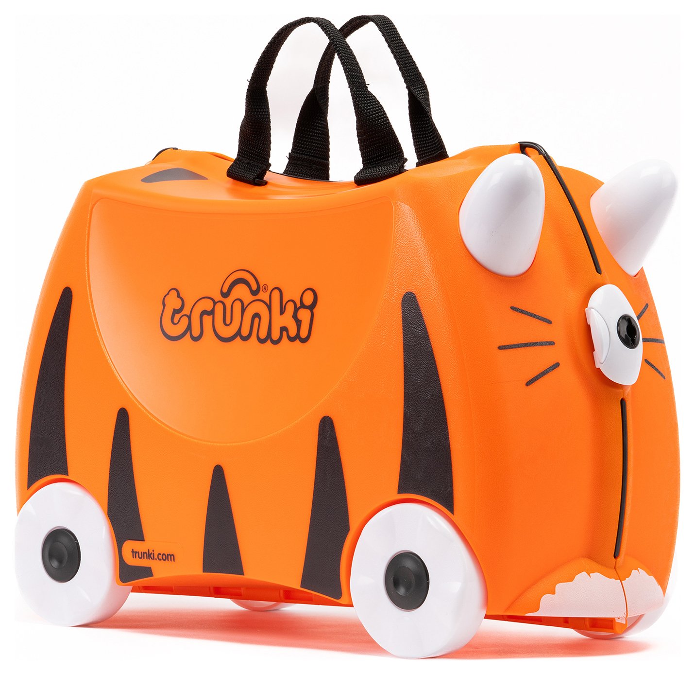 Trunki Tipu Tiger 4 Wheel Hard Kids Ride-On Suitcase -Orange