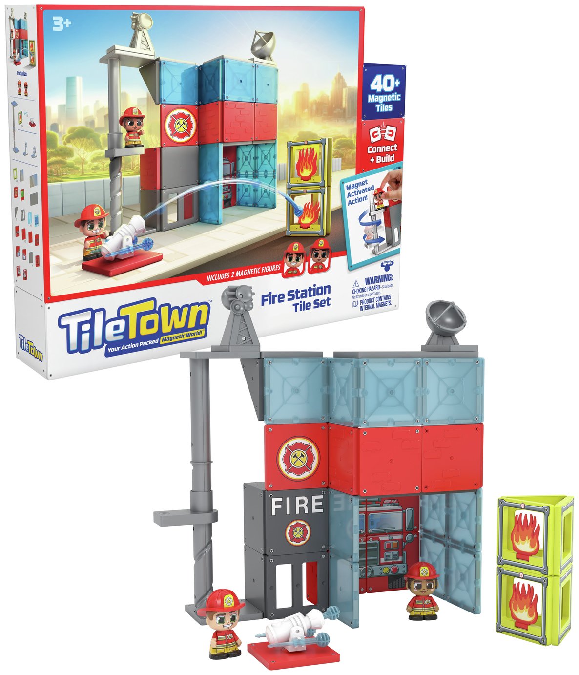Tile Town Fire House Set