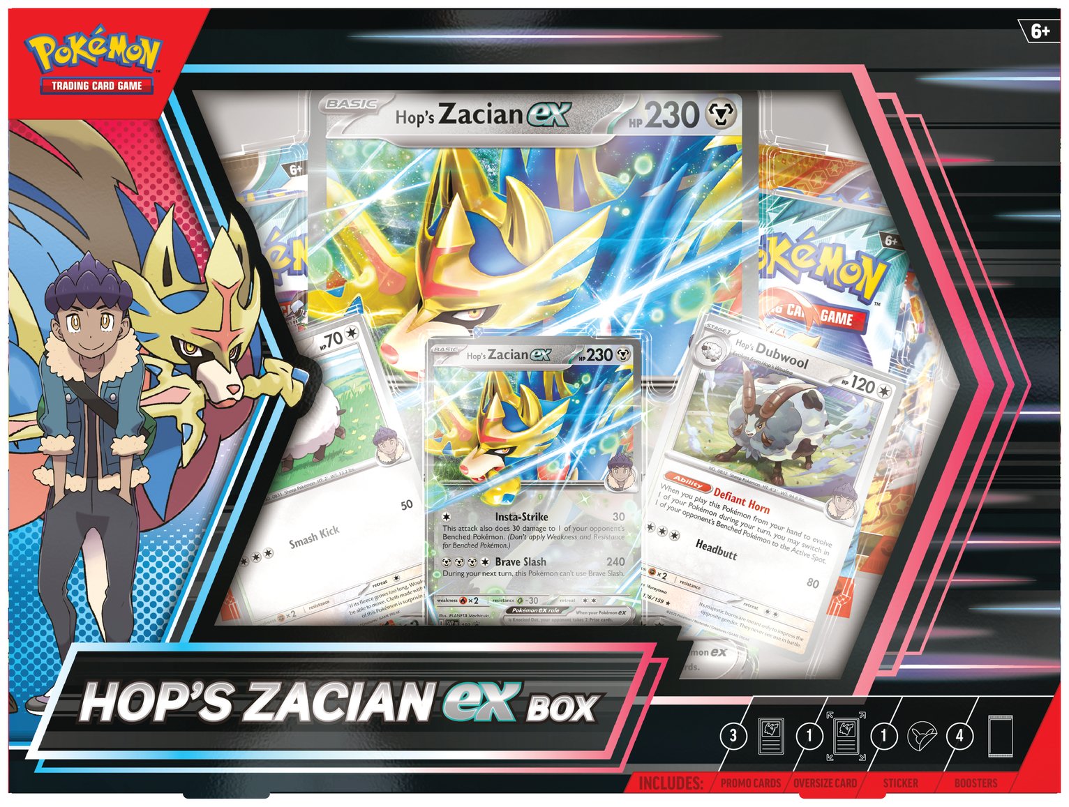 Pokémon Hops Zacian ex Box