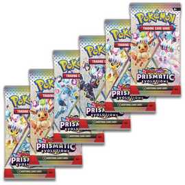 Pokémon SV Prismatic Evolution Booster Trading Card Bundle