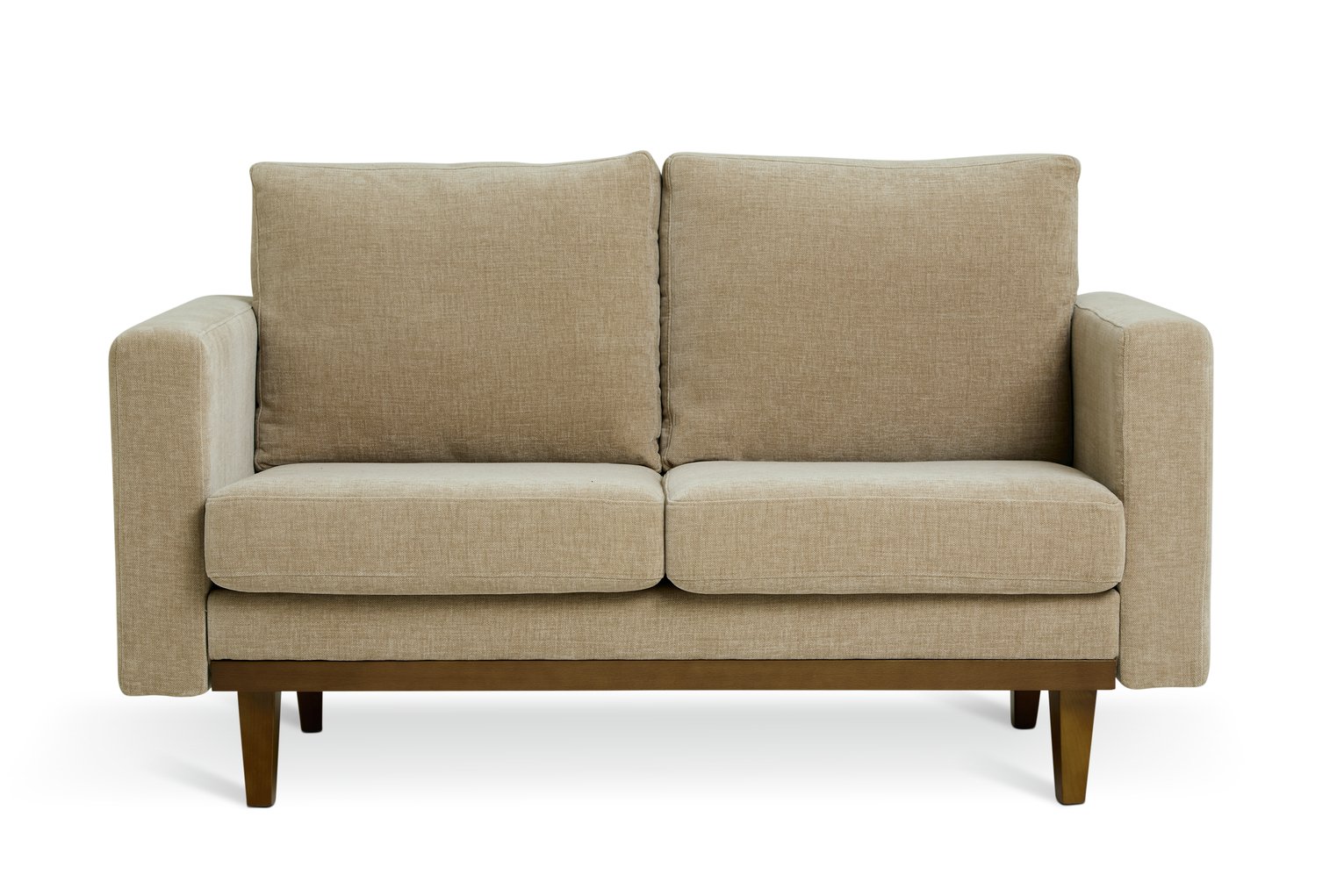 Habitat Della Fabric 2 Seater Sofa - Natural