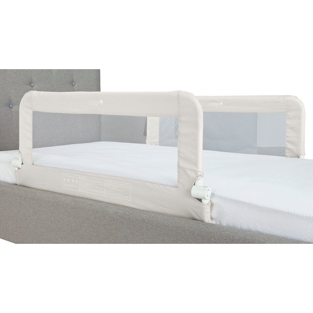 Cot bed outlet rail