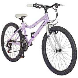 Pazzaz 24 inch Wheel Size Girls Mountain Bike - Purple