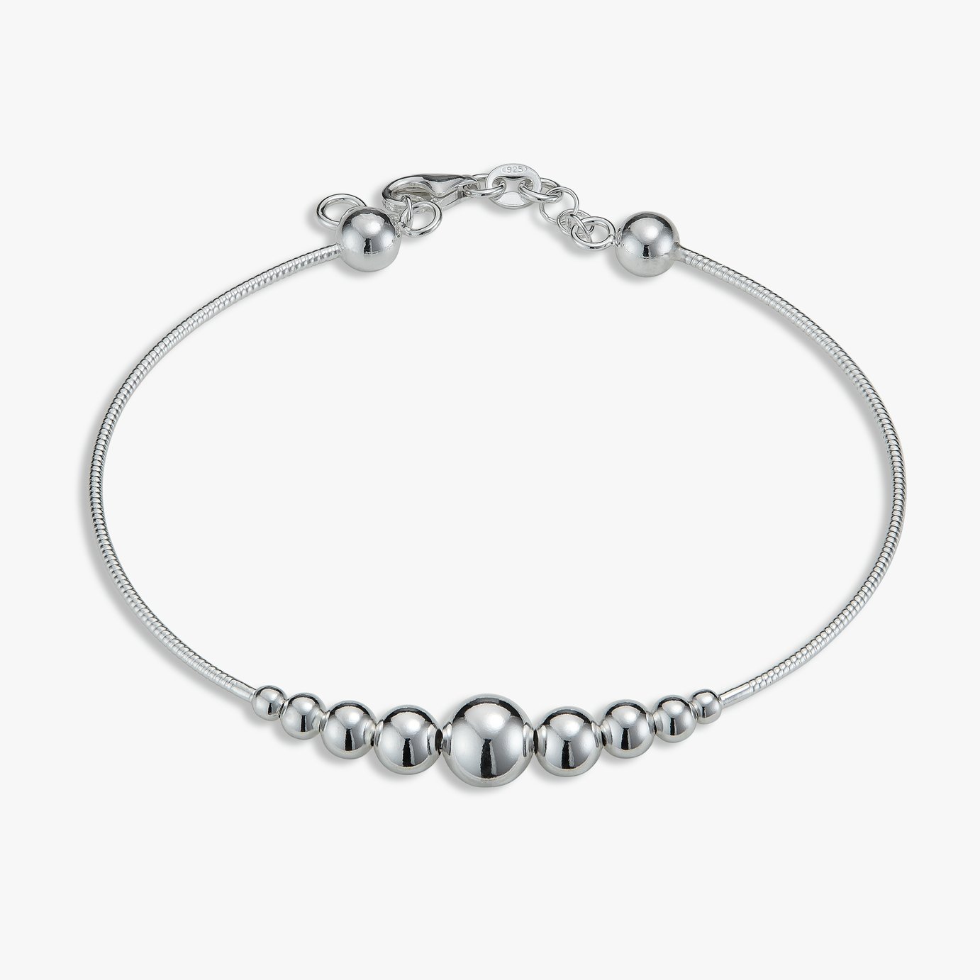 Revere Sterling Silver Beaded Bangle
