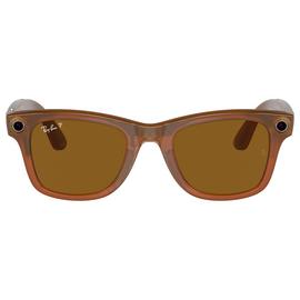 Buy Ray Ban Meta Wayfarer Matte Black Polar Gradient Graphite