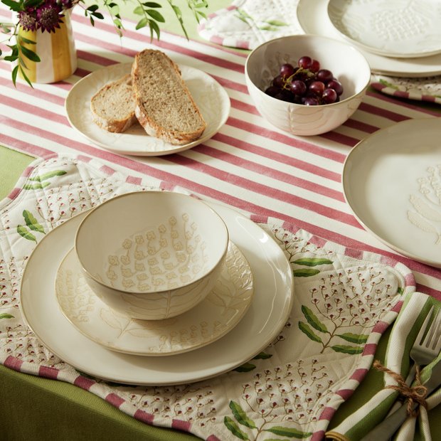 Buy Habitat x Sanderson National Trust Bellis 12pc Dinner Set