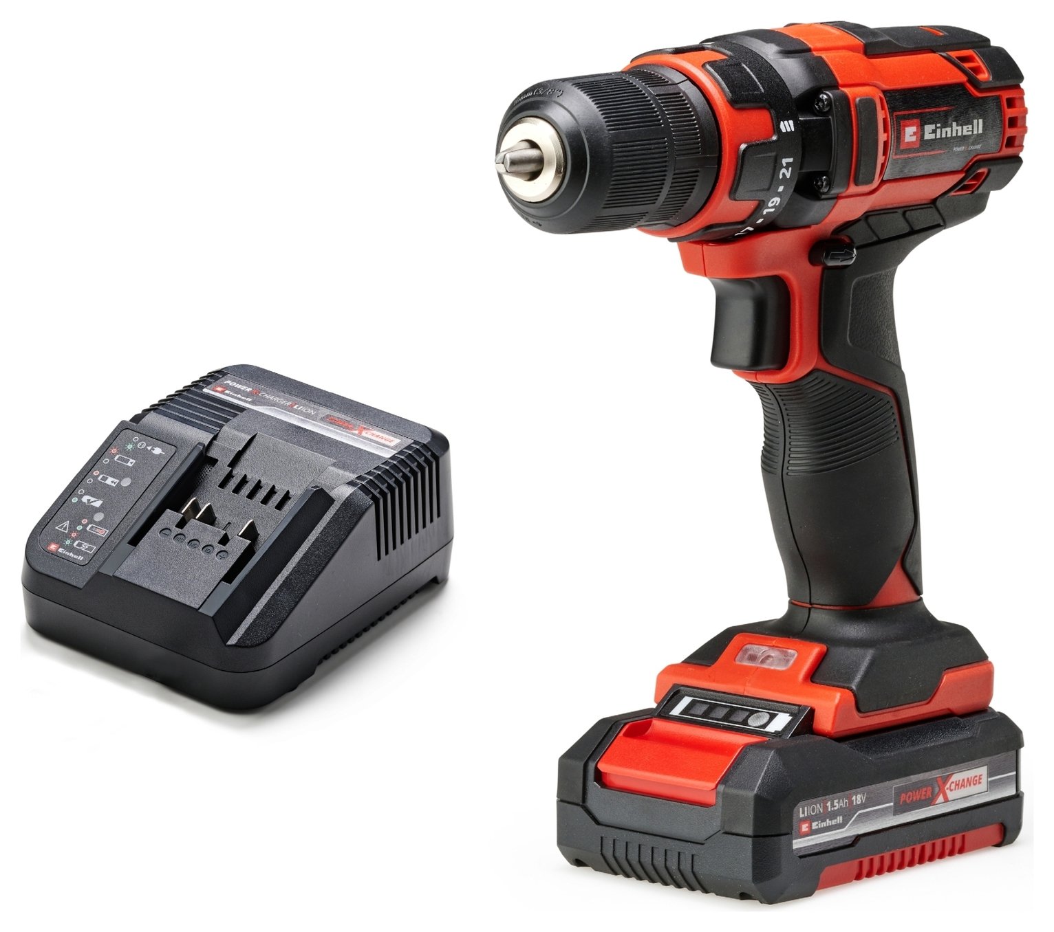Einhell Power X-Change 1.5AH Cordless Drill Driver - 18V 