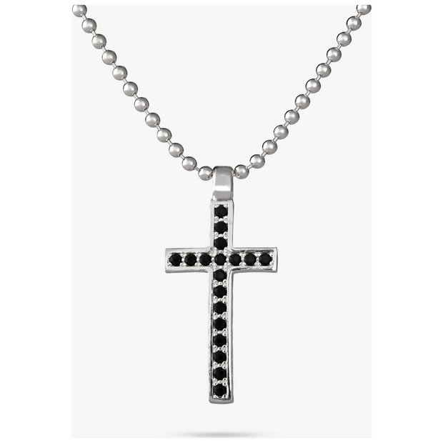 Argos gold cross and chain hot sale