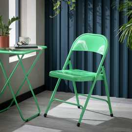 Habitat Macadam Metal Folding Chair - Green