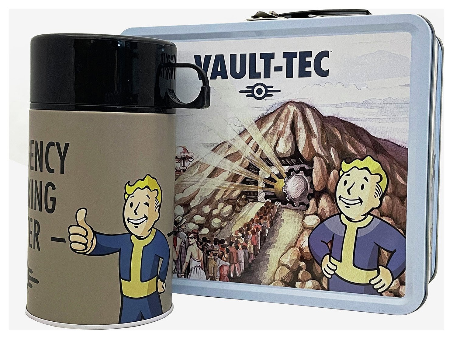 Fallout Clean Vault-Tec Lunch Box and Flask Pre-Order
