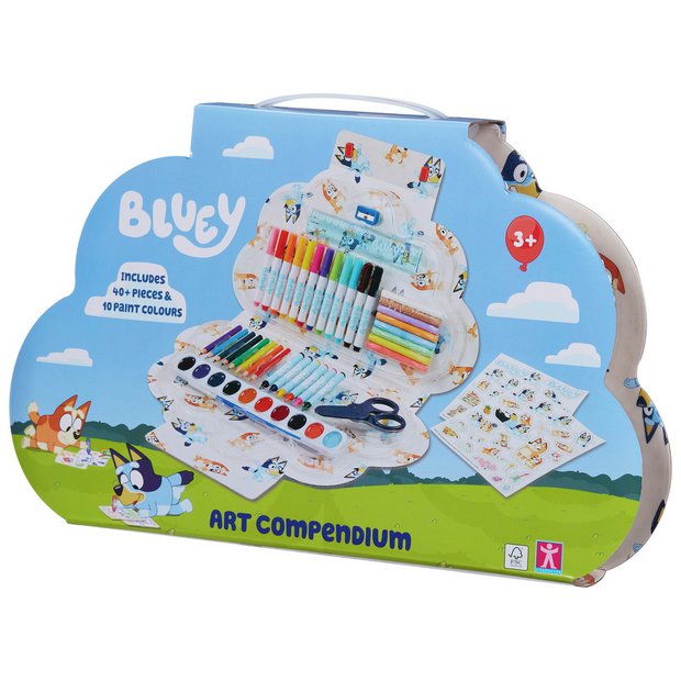 Buy Bluey Art Compendium 50 Piece Activity And Craft Set | Drawing and painting toys | Argos