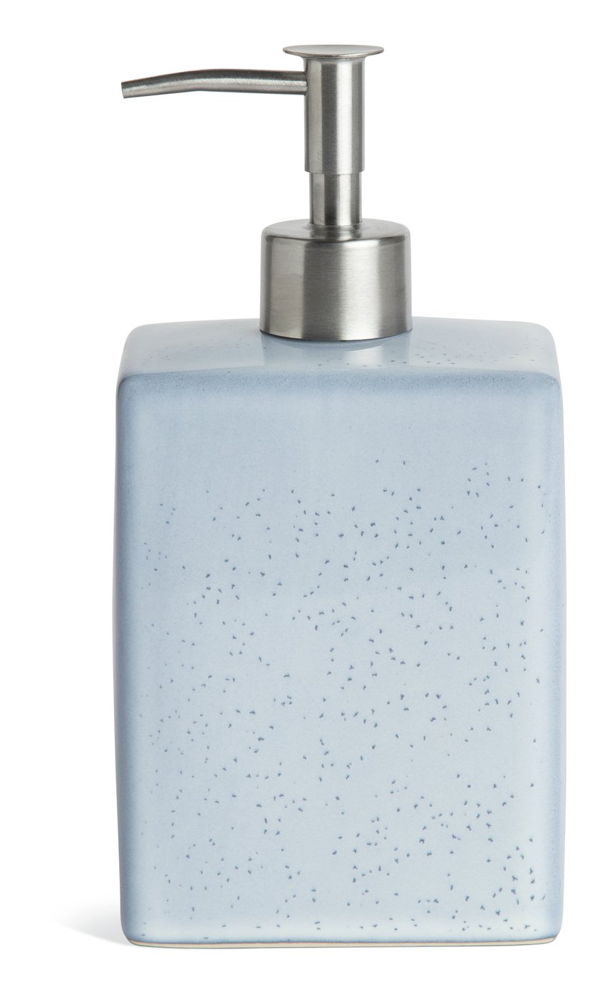 Habitat Reactive Glaze Ceramic Soap Dispenser - Blue