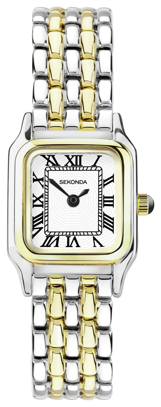 Sekonda Monica Ladies White Dial Two Tone Bracelet Watch