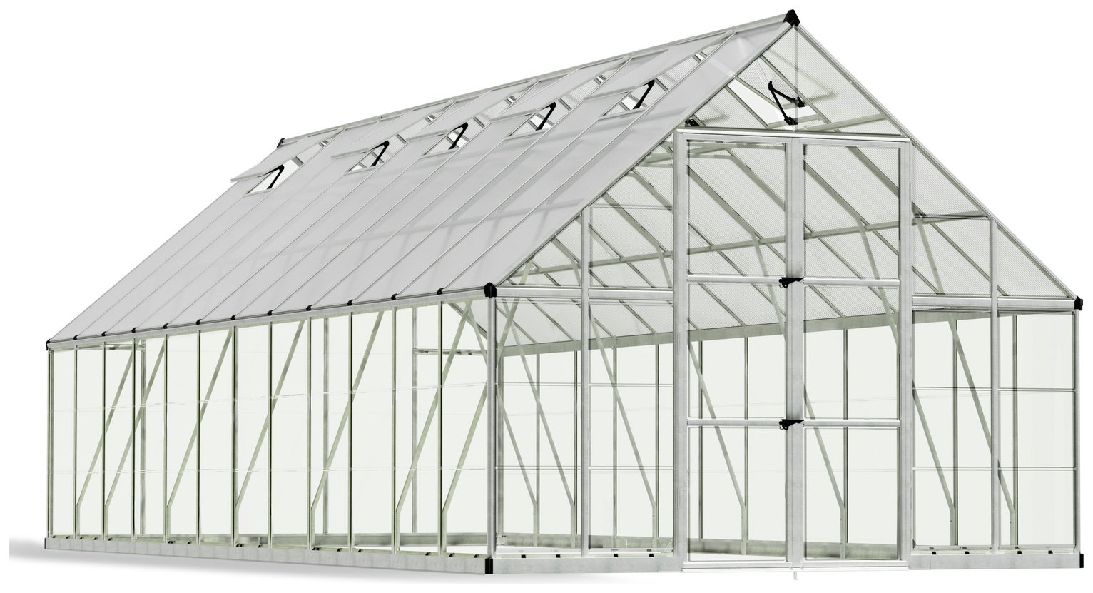 Palram Canopia Balance Silver Greenhouse - 10 x 24ft