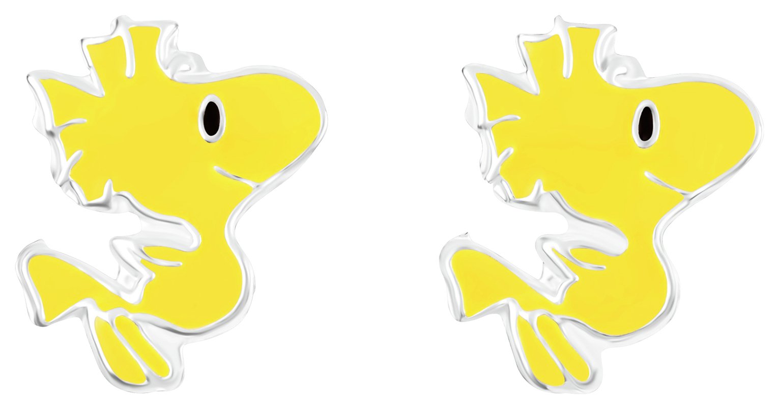 Peanuts Sterling Silver Woodstock Stud Earrings