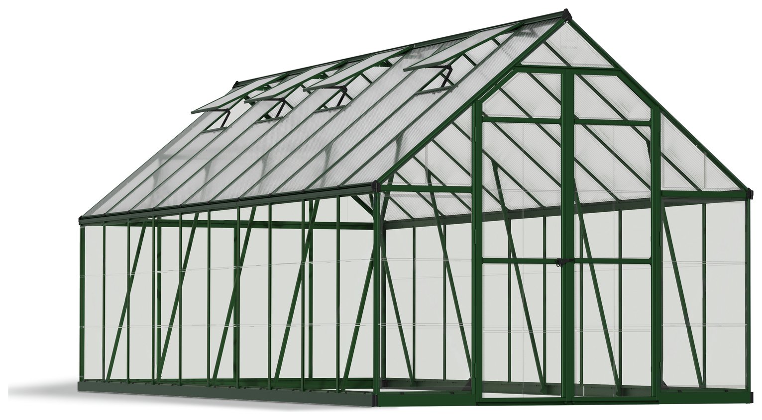 Palram Canopia Balance Green Greenhouse - 8 x 20ft