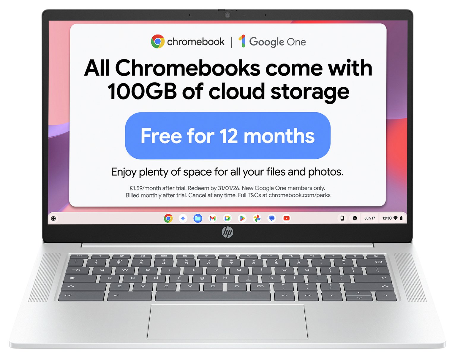 HP 14a-nf0003na 14in Intel 8GB 128GB Chromebook