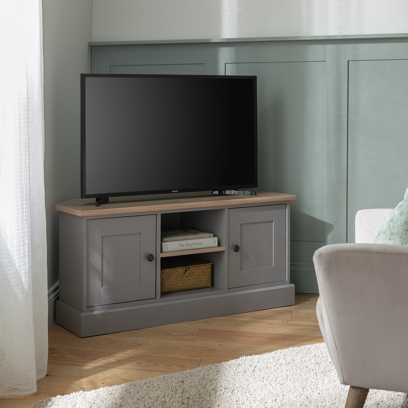 Argos Home Winchester Corner TV Unit