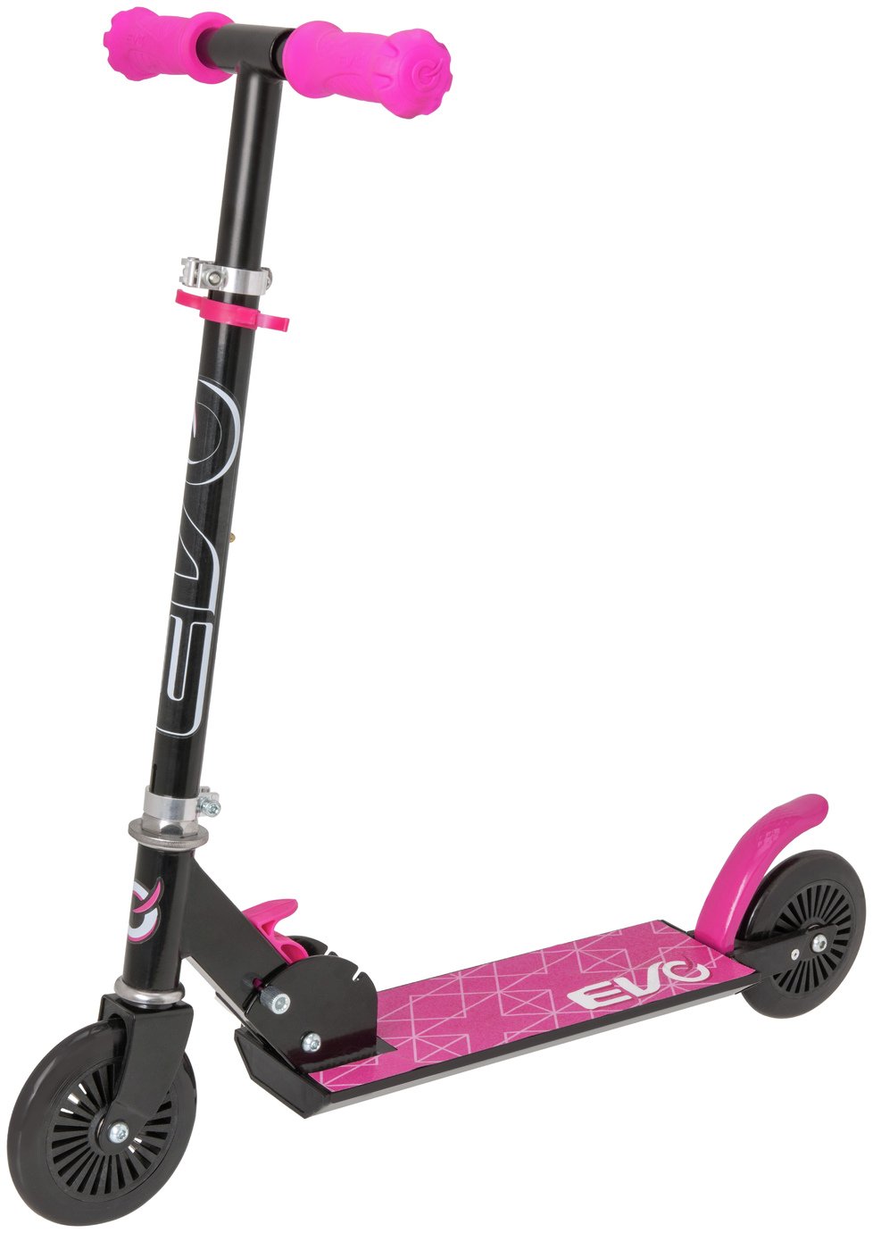 EVO 2 Wheel Scooter - Black & Pink